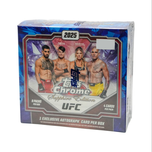 UFC trading card pack with colorful design on a white background