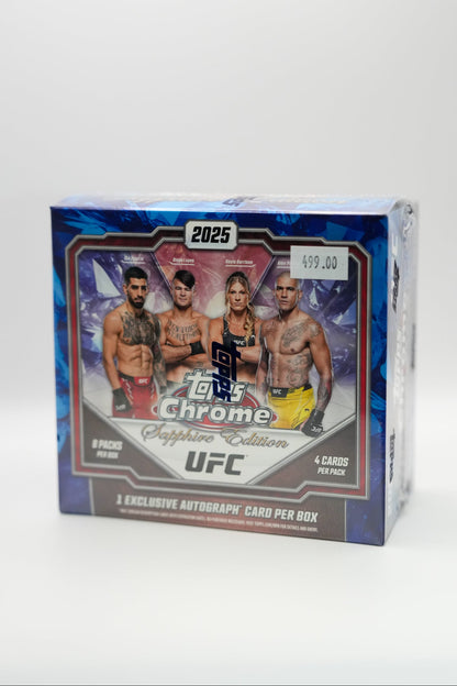Topps Chrome 25' UFC | Sapphire Edition | 8 Packs