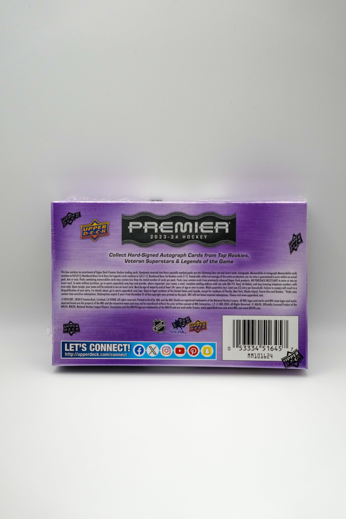 2023-24 Upper Deck Premier Hockey Hobby Box