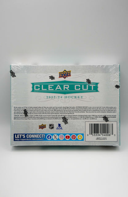 2023-24 Upper Deck Clear Cut Hockey Hobby Box