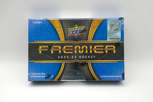 2022-23 Upper Deck Premier Hockey Hobby Box