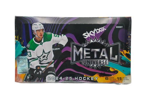 2024-25 SkyBox Metal Universe Hockey Hobby Box – 15 Packs