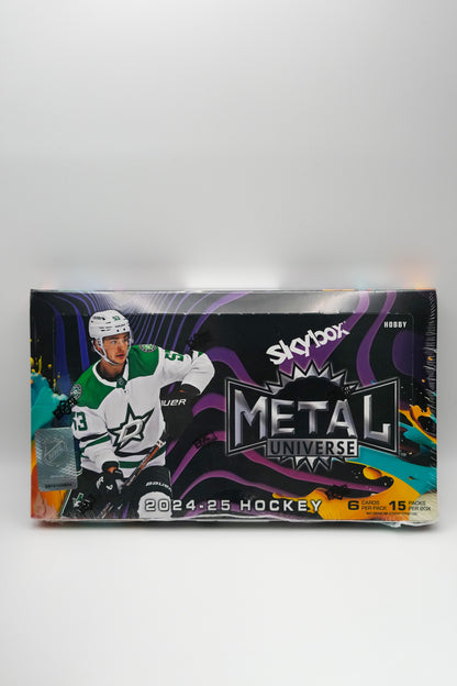 2024-25 SkyBox Metal Universe Hockey Hobby Box – 15 Packs