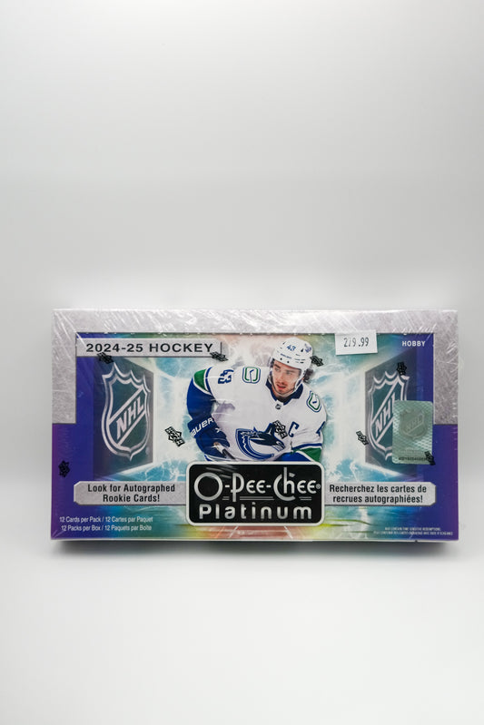 2024-25 O-Pee-Chee Platinum Hockey Hobby Box – NHL Trading Cards