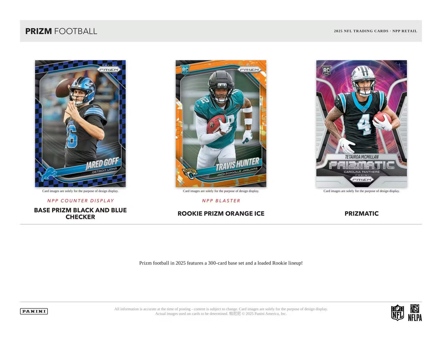 2025 Panini Prizm Football 6-Pack Blaster Box (Lazer Prizms!)