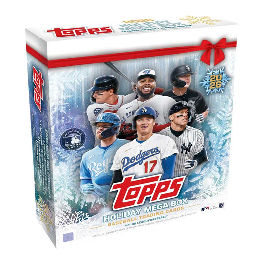 2026 Topps Holiday Baseball Mega Box product packaging