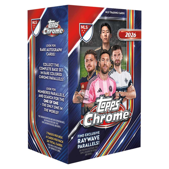2026 Topps MLS Chrome Soccer Blaster Box