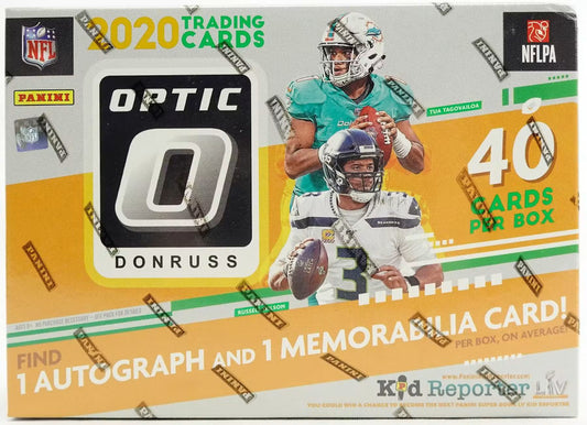 2020 Panini Donruss Optic Football Mega Box with Bronze Parallels