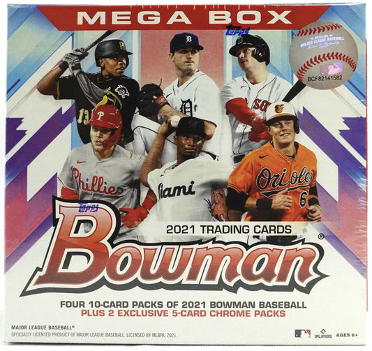 2021 Topps Bowman MLB Mega Box