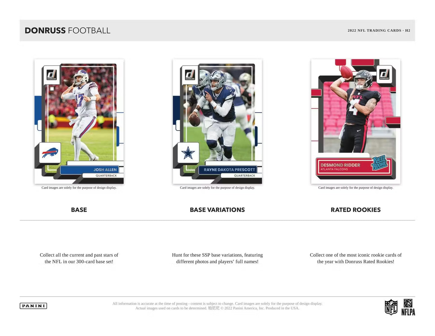 2022 Panini Donruss Football H2 Box