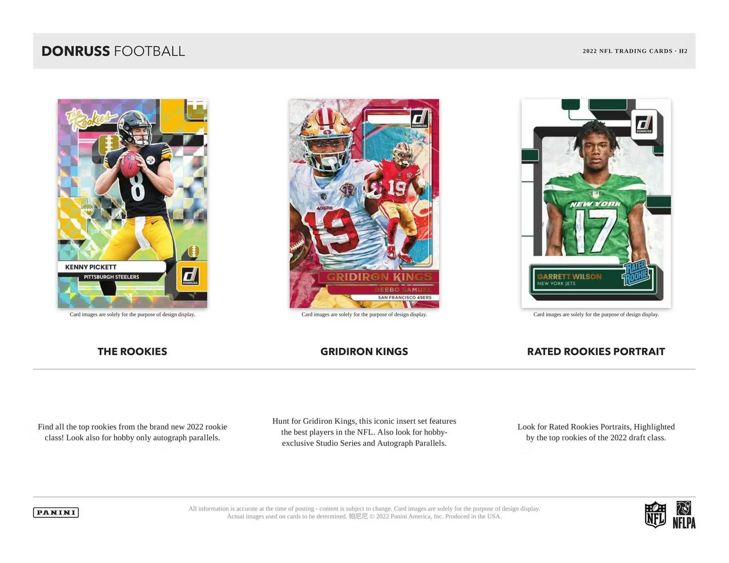 2022 Panini Donruss Football H2 Box