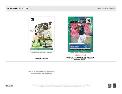 2022 Panini Donruss Football H2 Box