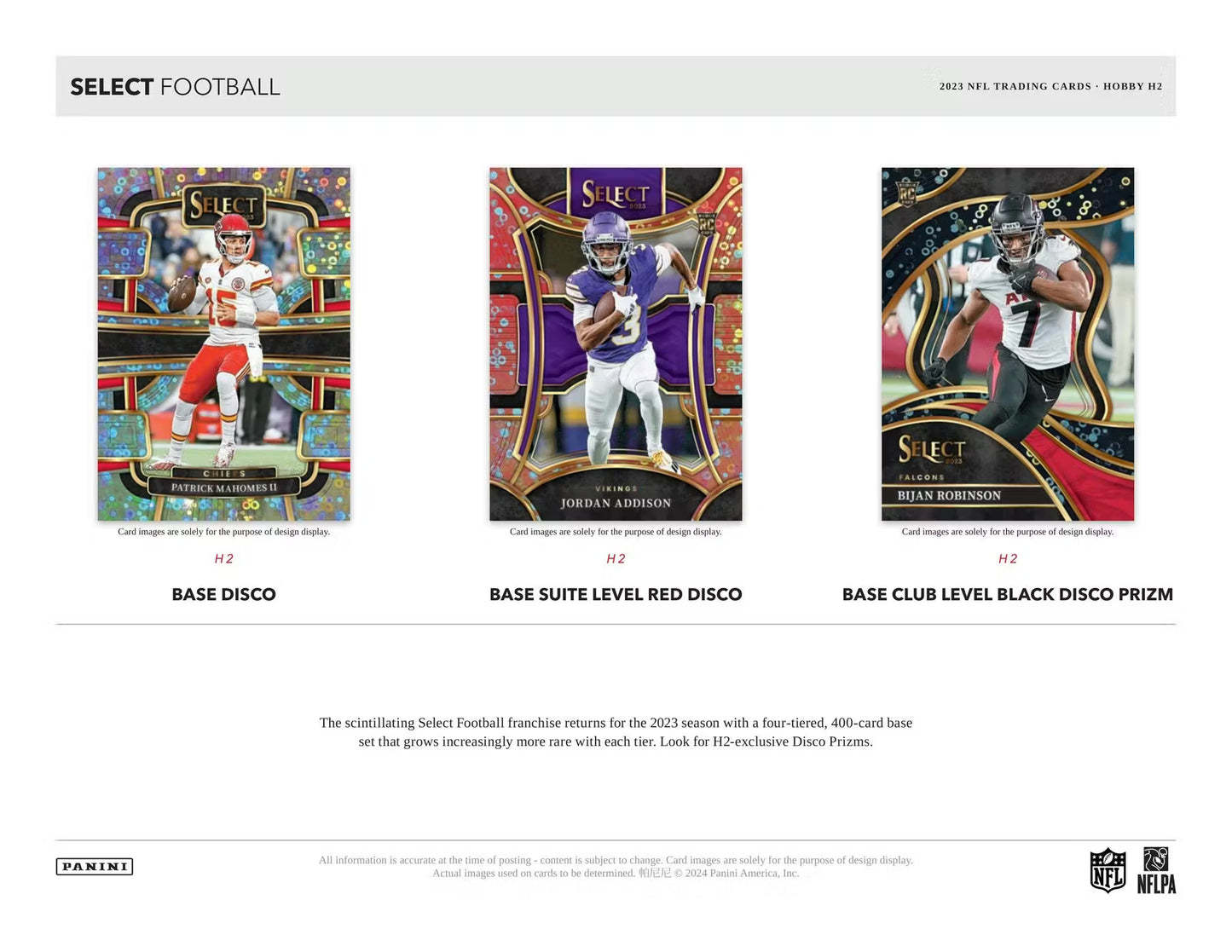 2023 Panini Select Football H2 Box