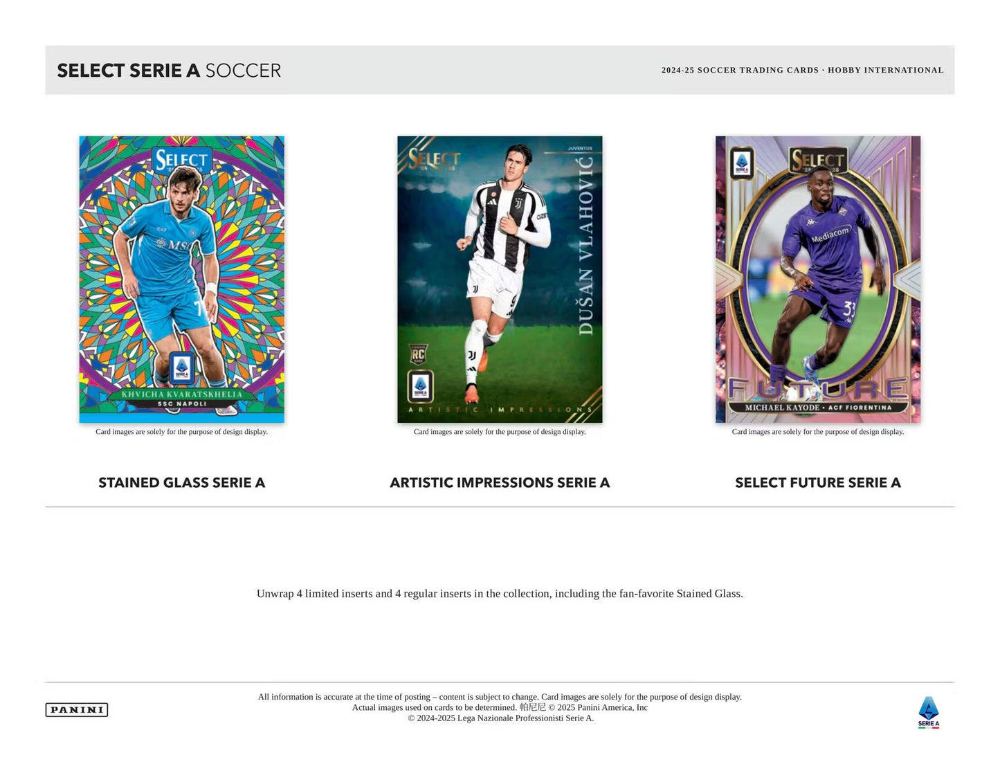 2024-25 Panini Select Serie A Soccer International Hobby Box