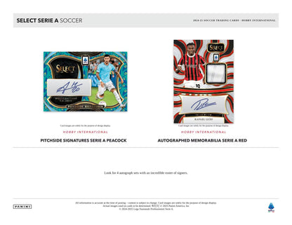 2024-25 Panini Select Serie A Soccer International Hobby Box