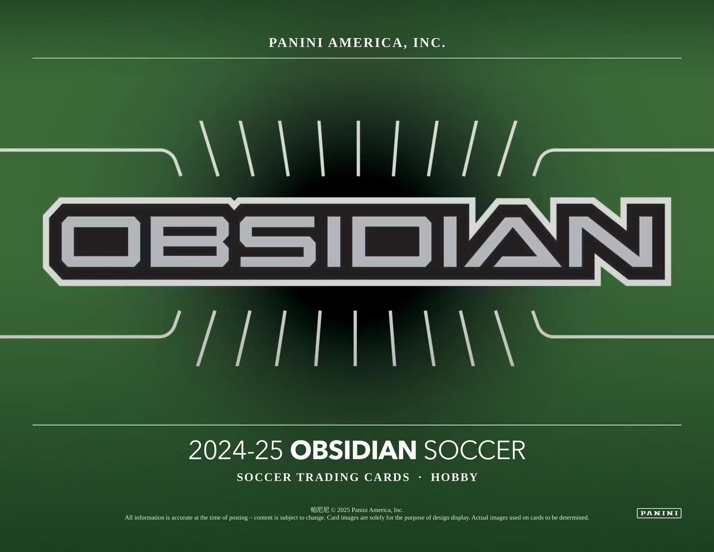 2024/25 Panini Obsidian Soccer Hobby Box