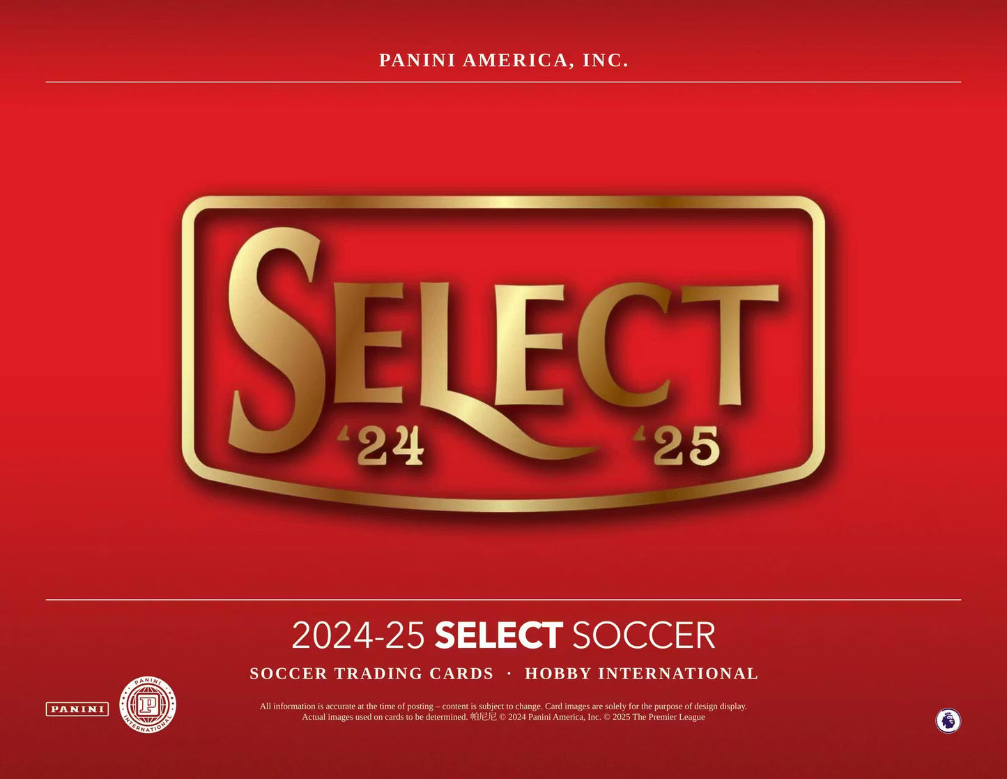 2024/25 Panini Select Premier League EPL Soccer International Hobby Box