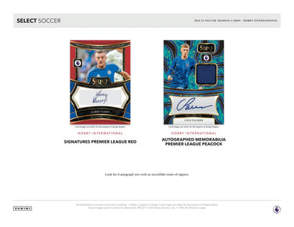2024/25 Panini Select Premier League EPL Soccer International Hobby Box