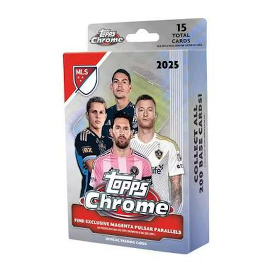 2025 Topps MLS Major League Soccer Chrome Hanger Box
