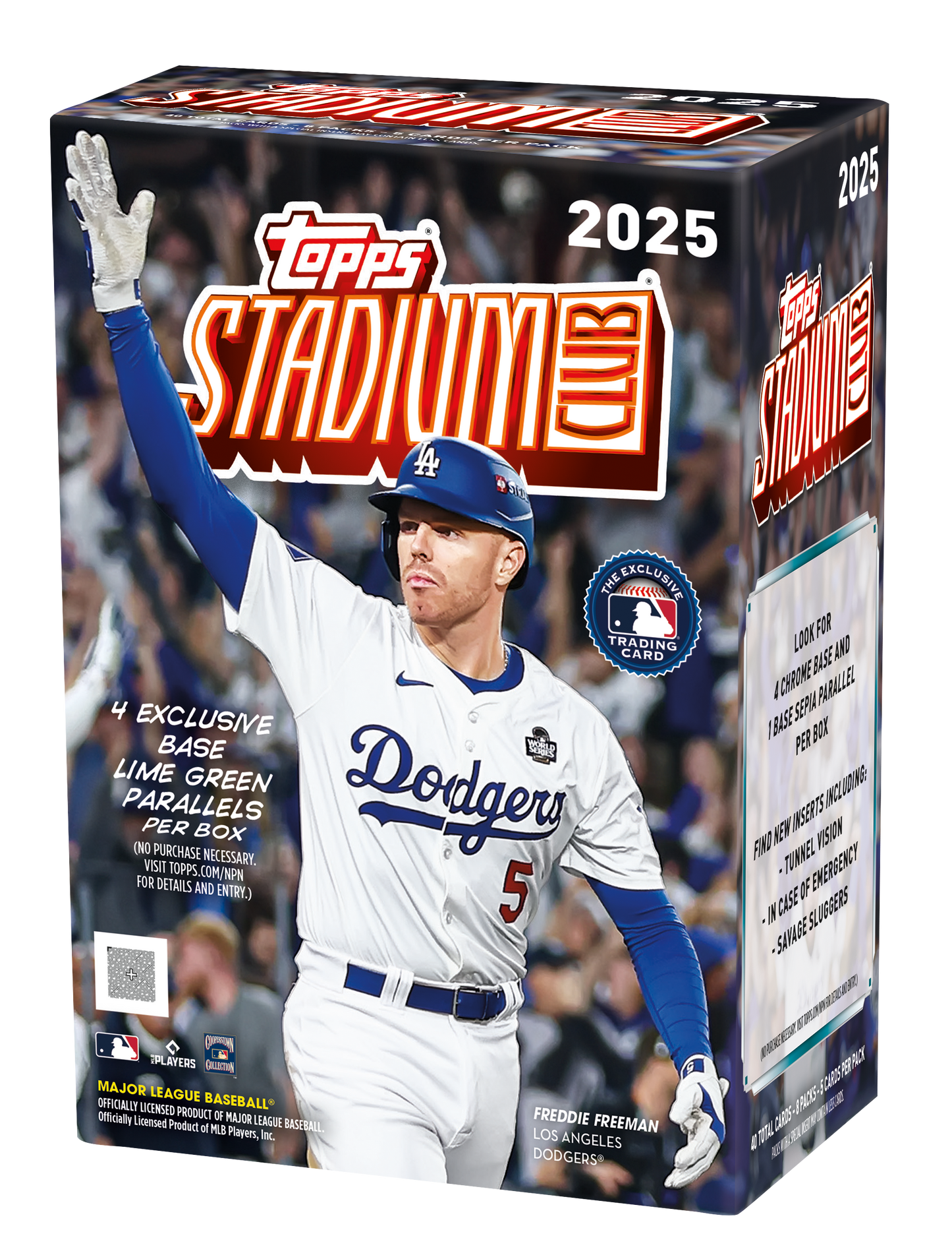 2025 Topps Stadium Club Baseball 8-Pack Blaster Box