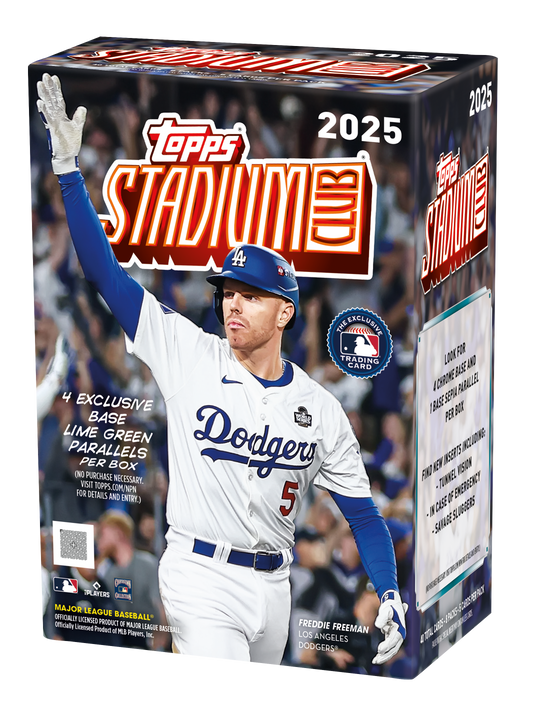 2025 Topps Stadium Club Baseball 8-Pack Blaster Box