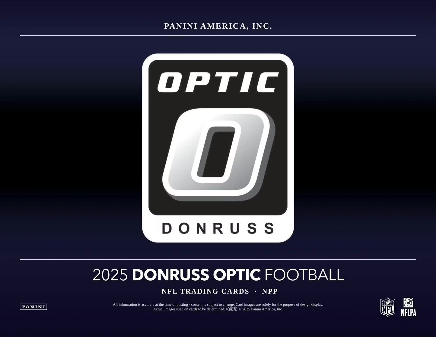 2025 Panini Donruss Optic Football Mega Box