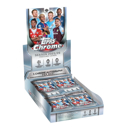 2025/26 Topps Chrome UEFA Club Competitions Soccer Hobby Box