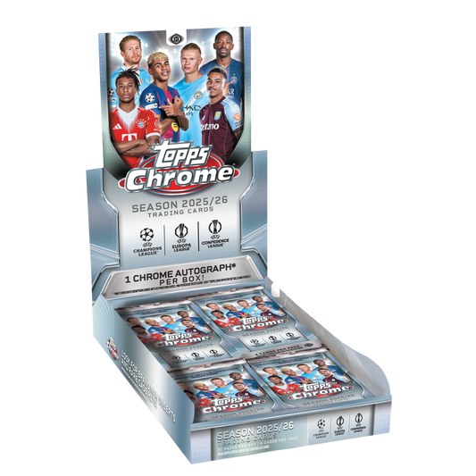 2025/26 Topps Chrome UEFA Club Competitions Soccer Hobby Box
