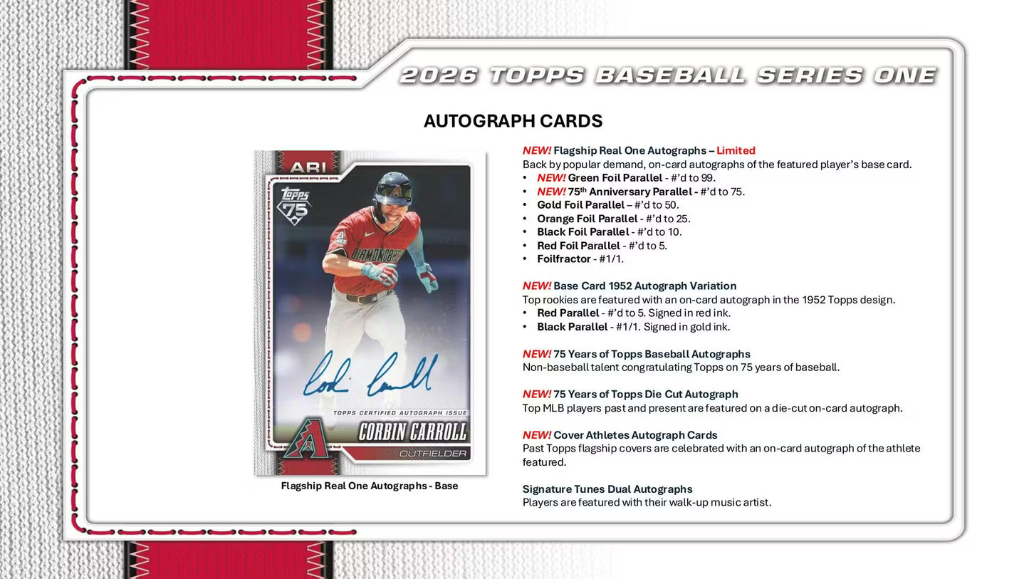 2026 Topps Series 1 Baseball Mega Box