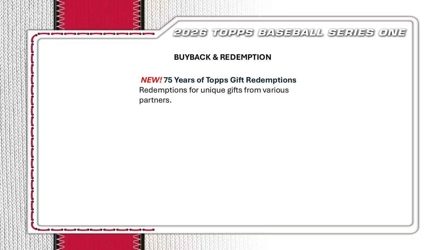 2026 Topps Series 1 Baseball Mega Box