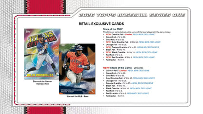 2026 Topps Series 1 Baseball Mega Box