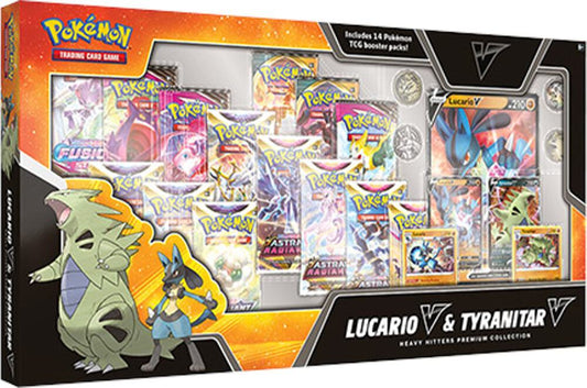 Lucario v & Tyranitar V box
