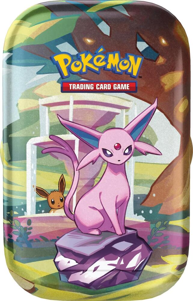 Prismatic Evolutions mini tin