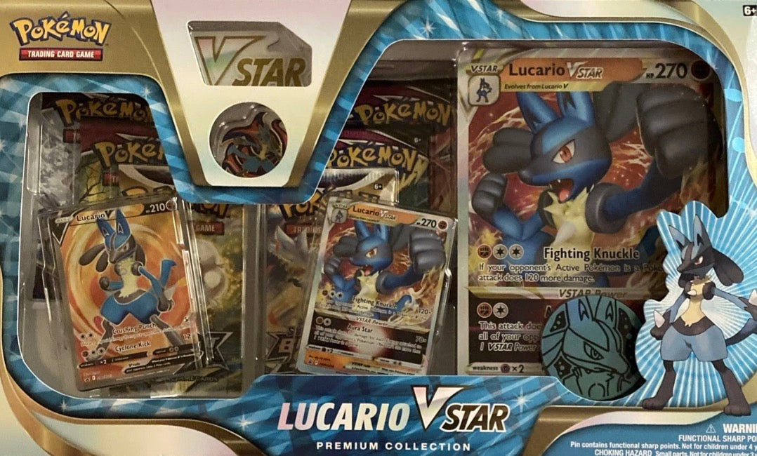 Pokemon TCG: Lucario VSTAR Premium Collection