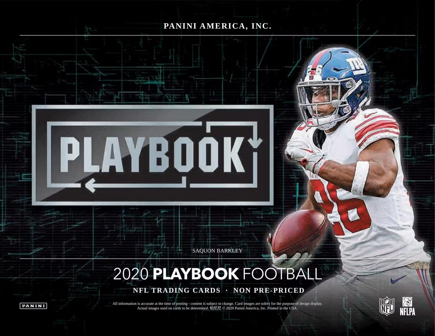 2020 Panini Playbook Football Mega Box (Orange Parallels)