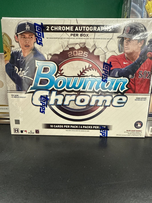 2025 Bowman Chrome Baseball Hobby Box