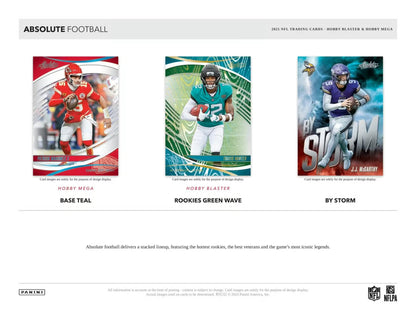 2025 Panini Absolute Football Blaster Hobby Box (Purple Parallels)