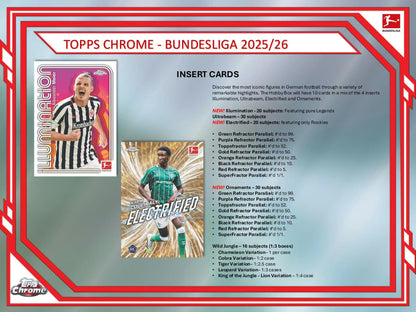 2025/26 Topps Chrome Bundesliga Soccer Hobby Box