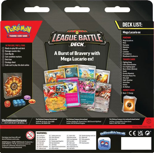 Pokemon Mega Lucario ex League Battle Deck