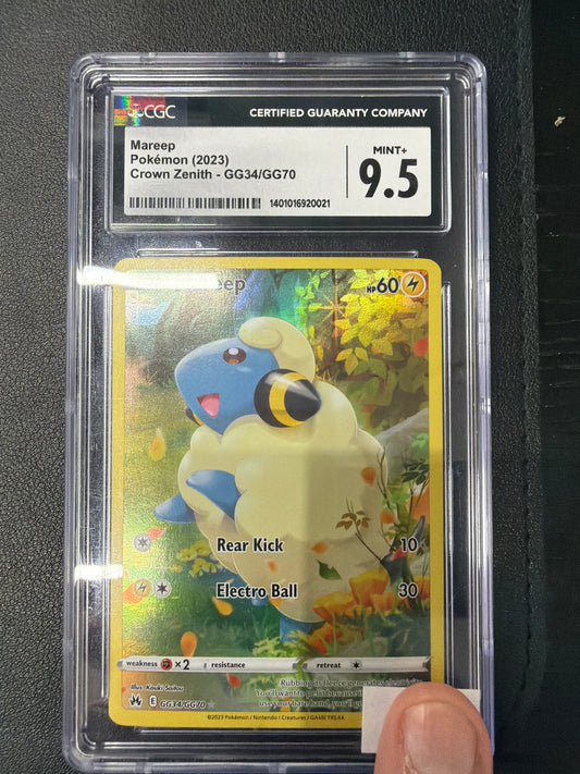 MAREEP POKEMON 2023 CROWN ZENITH GG34/GG70 CGC MINT+ 9.5
