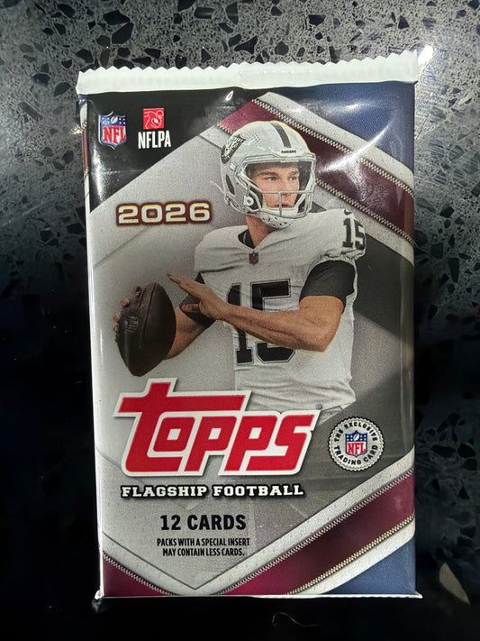 2026 Topps Football Flagship Single Pack