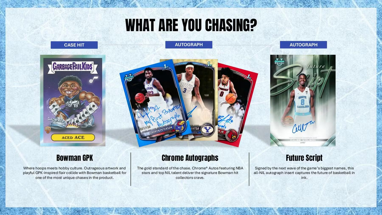 2025/26 Bowman Basketball Hanger Box