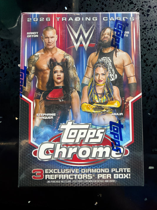 2026 Topps Chrome WWE Wrestling Blaster Box