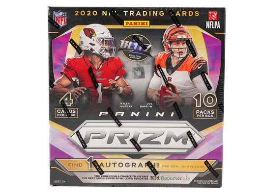 2020 Panini Prizm Football Mega Box (40 Cards) (Fanatics - Purple Pulsar)