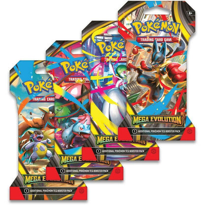 Mega Evolution Sleeved Booster Pack - ME01: Mega Evolution (MEG)