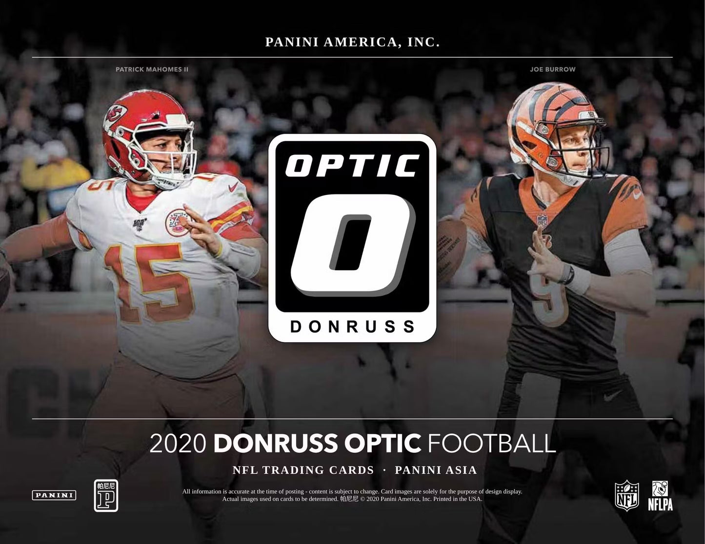 2020 Panini Donruss Optic Football Asia Tmall Hobby Box