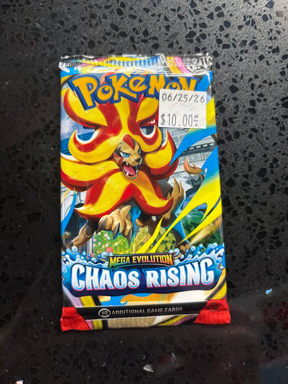 Mega Evolution Chaos Rising single packs