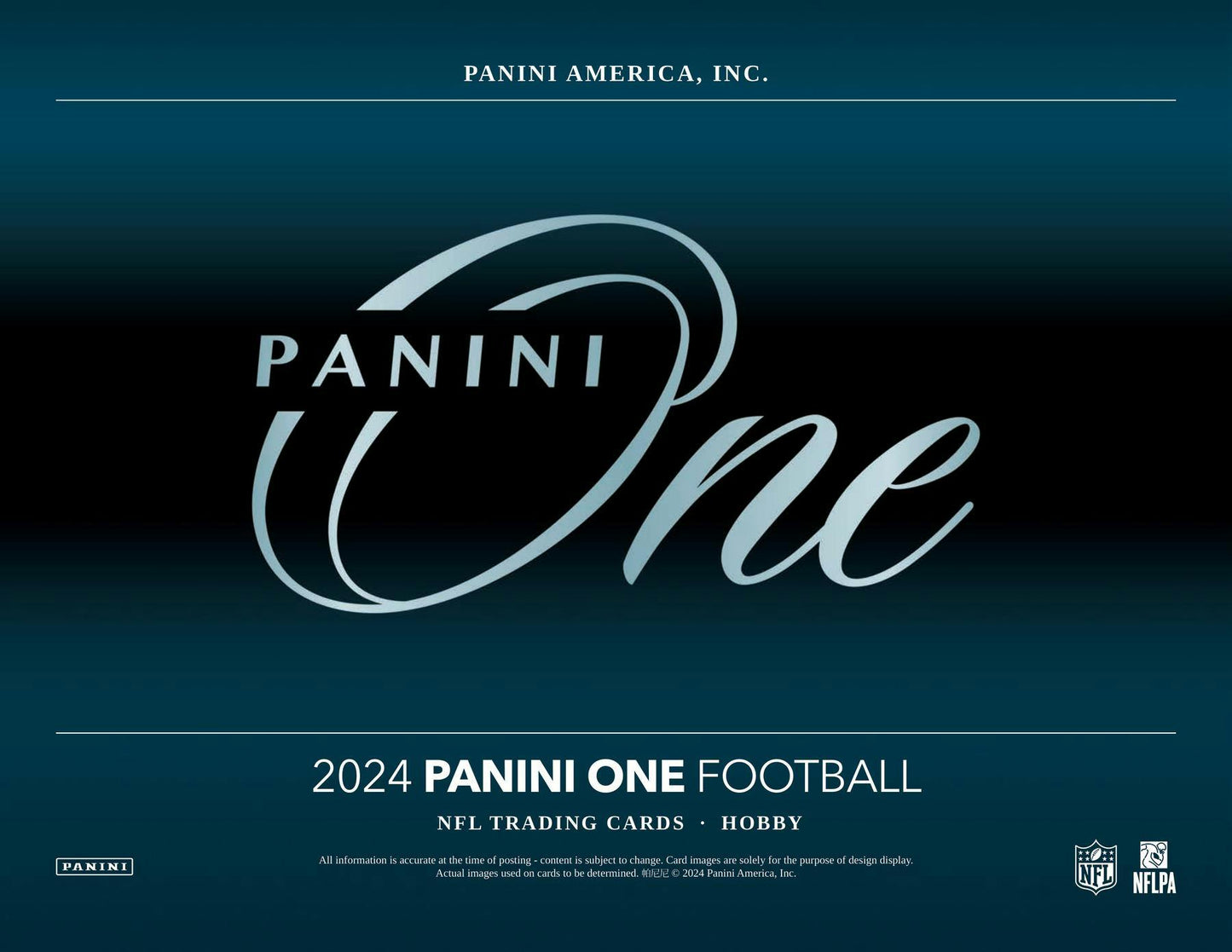 2024 Panini One Football Hobby Box
