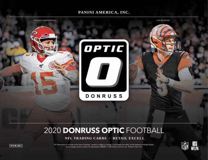 2020 Panini Donruss Optic Football Mega Box (Blue Hyper Parallels)