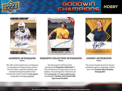 2023 Upper Deck Goodwin Champions Hobby Box